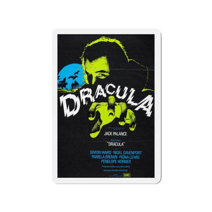 DRACULA 1973 Movie Poster - Die-Cut Magnet-3" x 3"-The Sticker Space