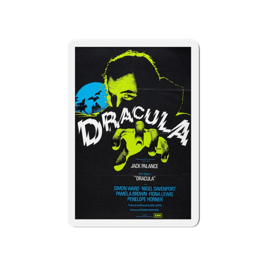 DRACULA 1973 Movie Poster - Die-Cut Magnet-6 × 6"-The Sticker Space