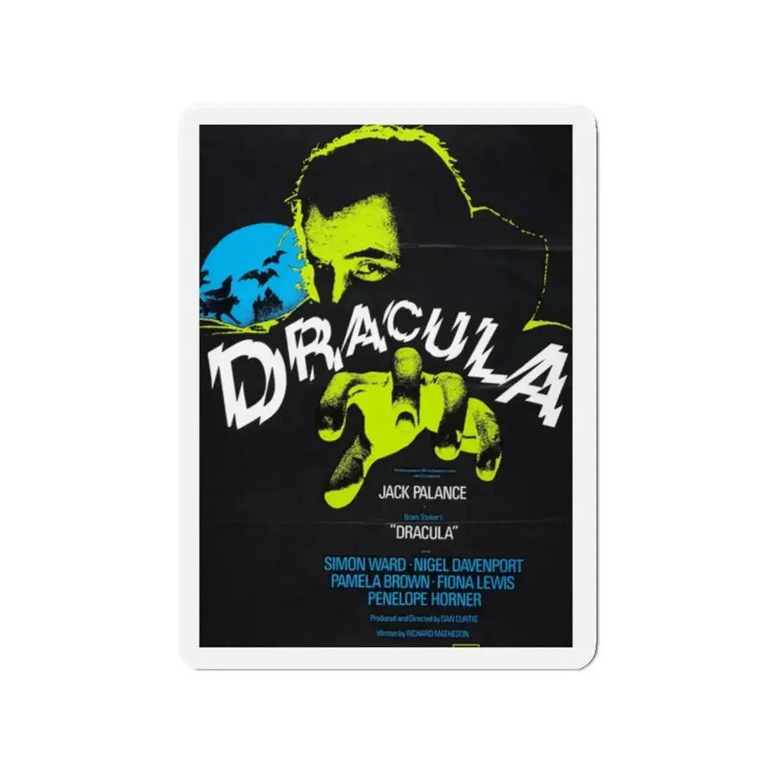 DRACULA 1973 Movie Poster - Refrigerator Magnet - The Sticker Space