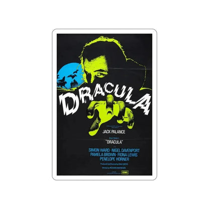 DRACULA 1973 Movie Poster STICKER Vinyl Die-Cut Decal 3 Inch - The Sticker Space