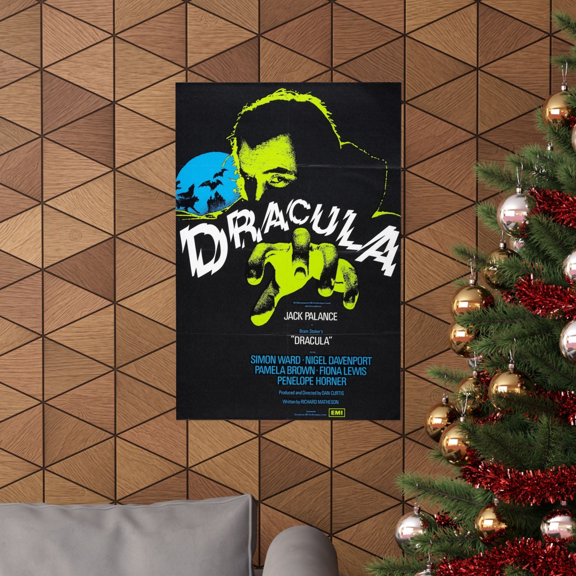 DRACULA 1973 - Paper Movie Poster-The Sticker Space