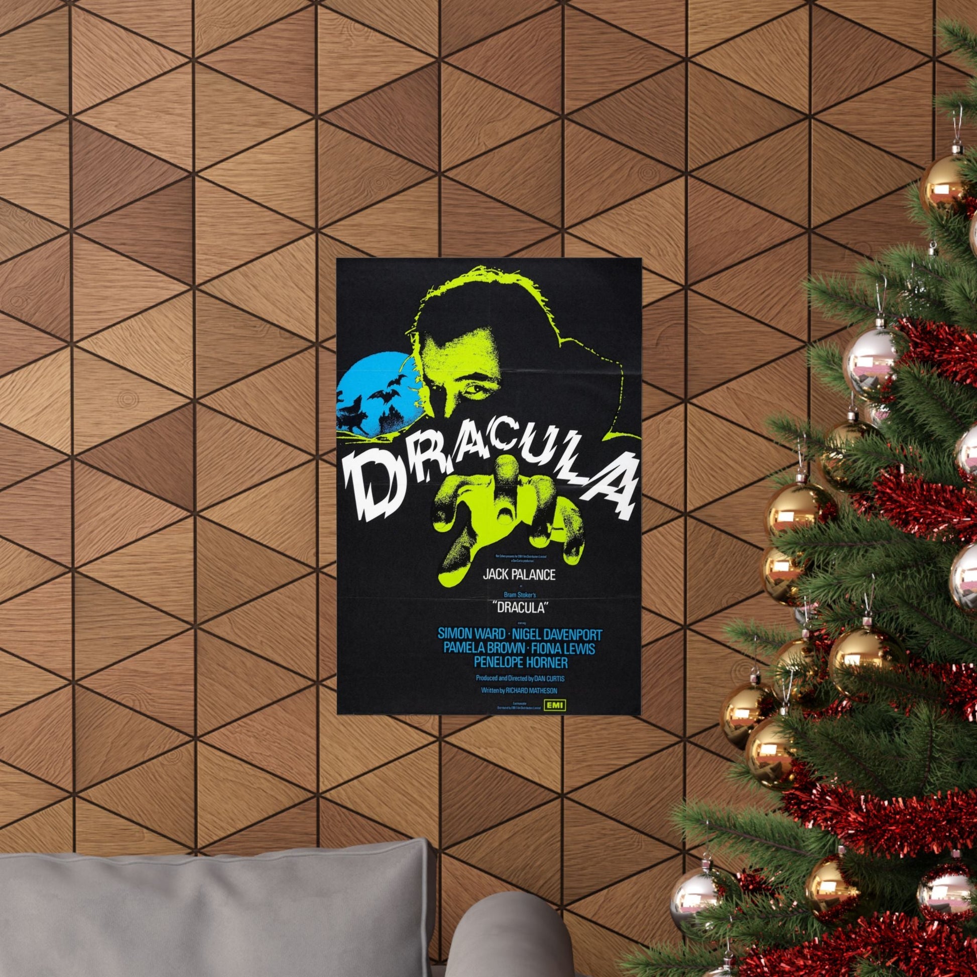 DRACULA 1973 - Paper Movie Poster-The Sticker Space