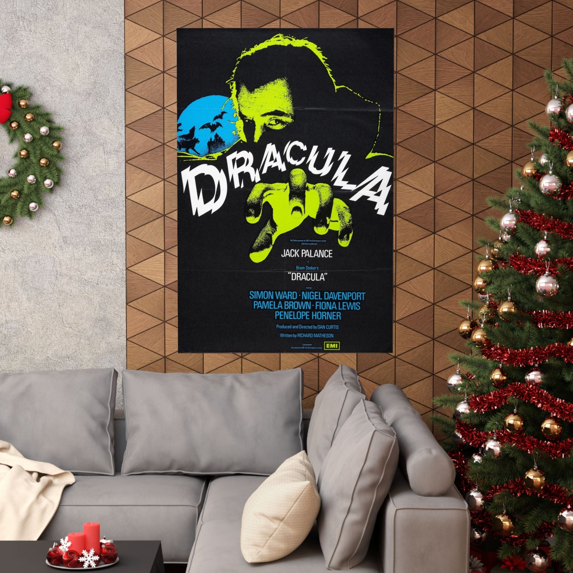 DRACULA 1973 - Paper Movie Poster-The Sticker Space