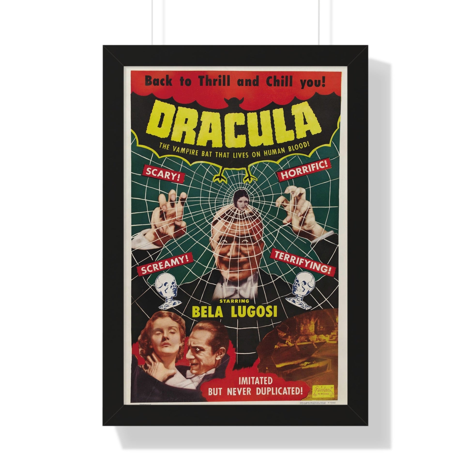 DRACULA (2) 1931 - Framed Movie Poster-16″ x 24″-The Sticker Space