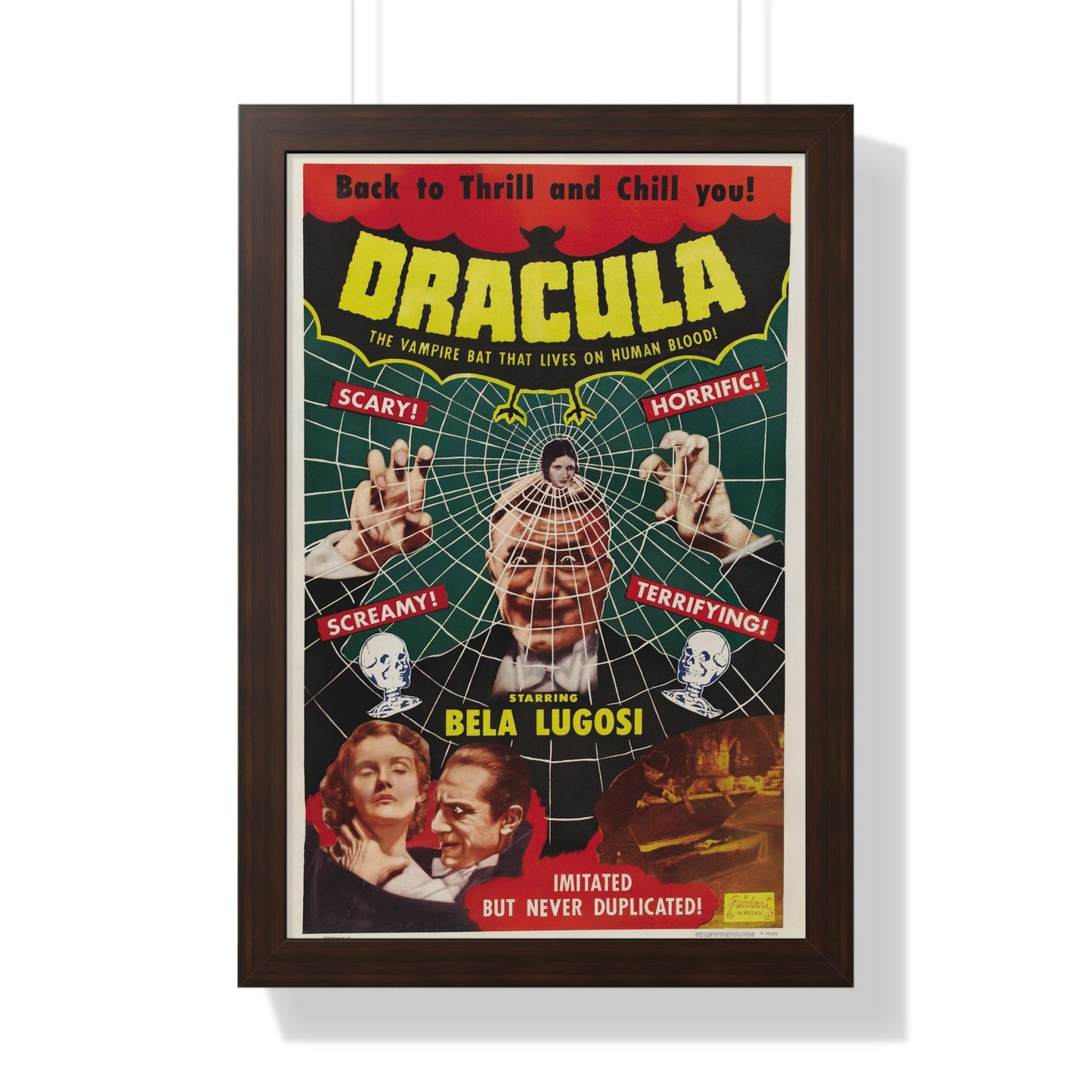 DRACULA (2) 1931 - Framed Movie Poster-16″ x 24″-The Sticker Space