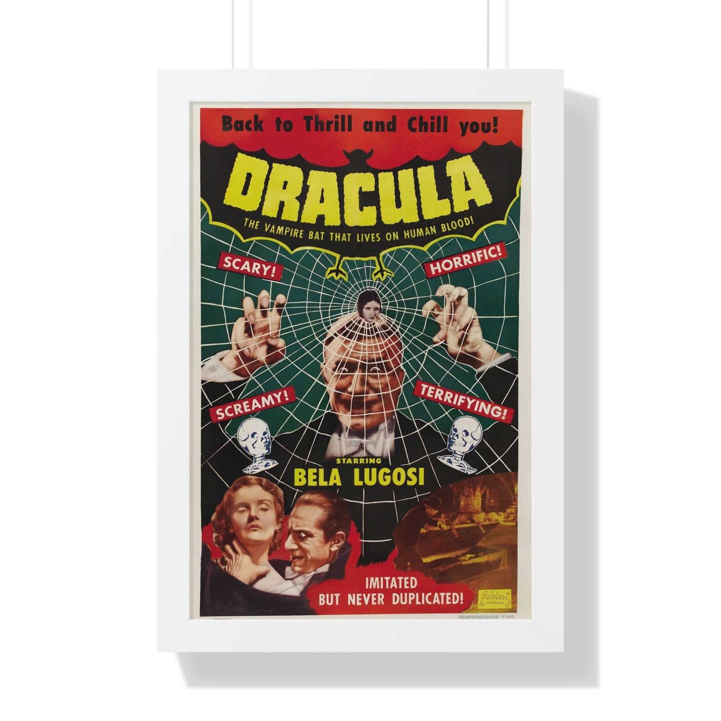 DRACULA (2) 1931 - Framed Movie Poster-16″ x 24″-The Sticker Space