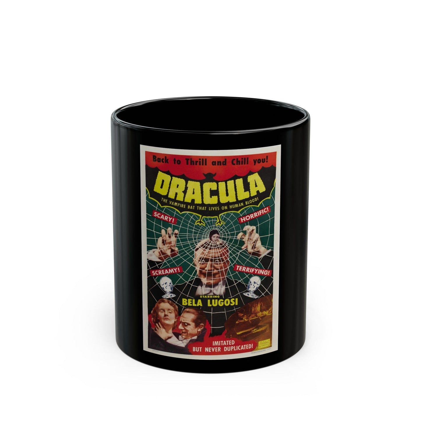 DRACULA (2) 1931 Movie Poster - Black Coffee Mug-11oz-The Sticker Space