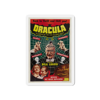 DRACULA (2) 1931 Movie Poster - Die-Cut Magnet-5" x 5"-The Sticker Space