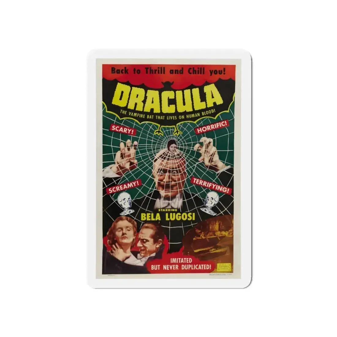 DRACULA (2) 1931 Movie Poster - Refrigerator Magnet 5 Inch - The Sticker Space