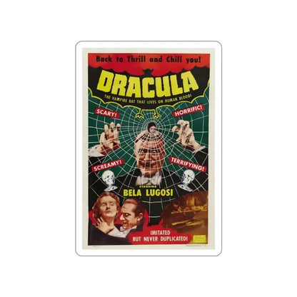 DRACULA (2) 1931 Movie Poster STICKER Vinyl Die-Cut Decal 3 Inch - The Sticker Space