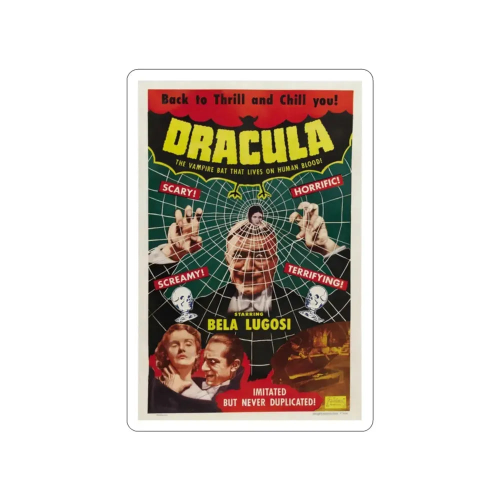 DRACULA (2) 1931 Movie Poster STICKER Vinyl Die-Cut Decal - The Sticker Space