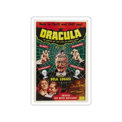 DRACULA (2) 1931 Movie Poster STICKER Vinyl Die-Cut Decal - The Sticker Space