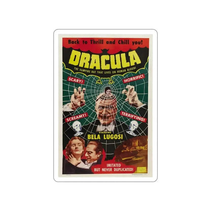 DRACULA (2) 1931 Movie Poster STICKER Vinyl Die-Cut Decal - The Sticker Space