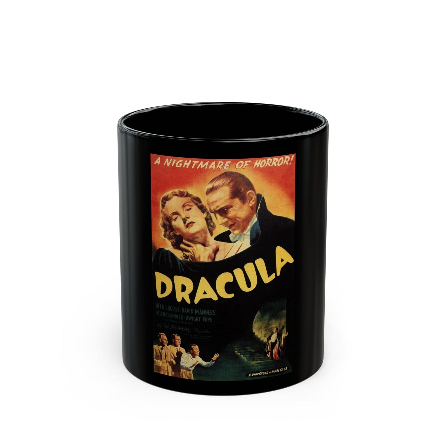 DRACULA (3) 1931 Movie Poster - Black Coffee Mug-11oz-The Sticker Space