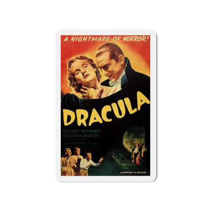 DRACULA (3) 1931 Movie Poster - Die-Cut Magnet-4" x 4"-The Sticker Space