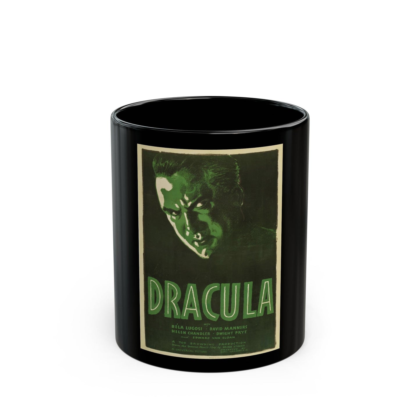 DRACULA (5) 1931 Movie Poster - Black Coffee Mug-11oz-The Sticker Space