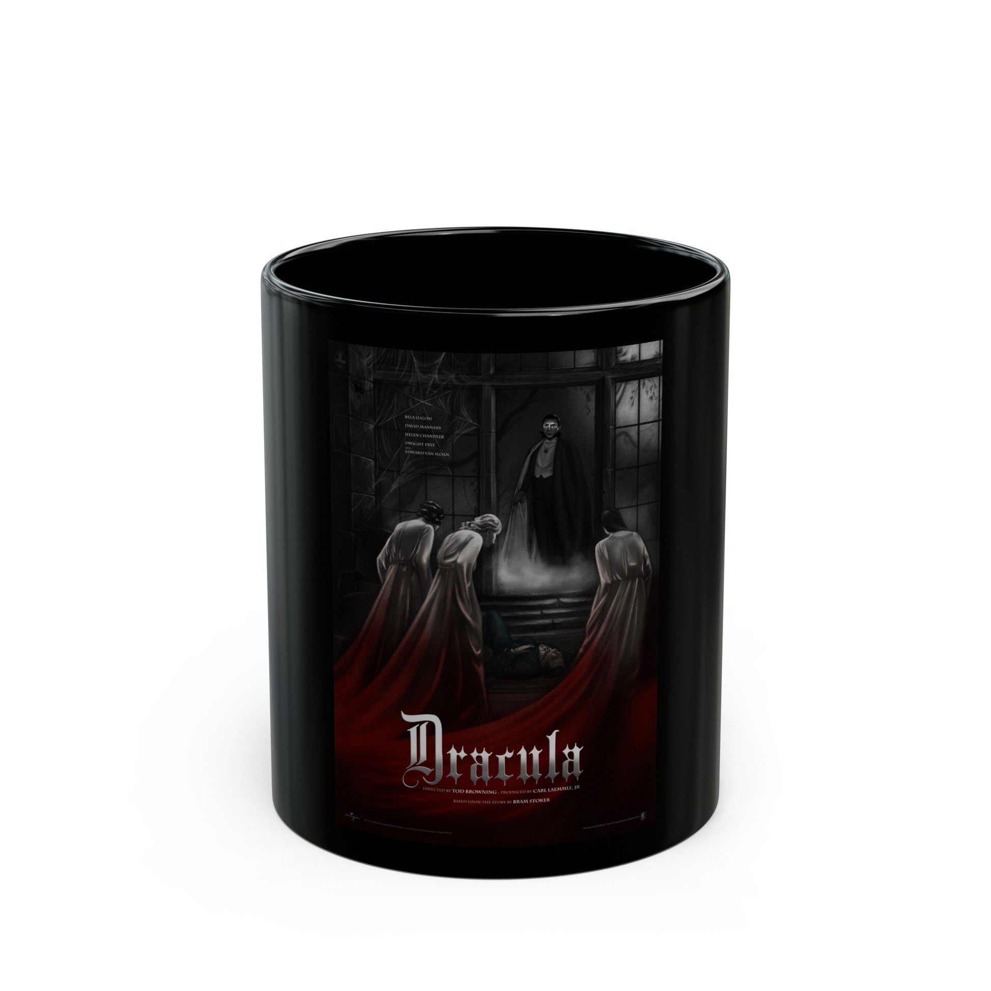 DRACULA (6) 1931 Movie Poster - Black Coffee Mug-11oz-The Sticker Space