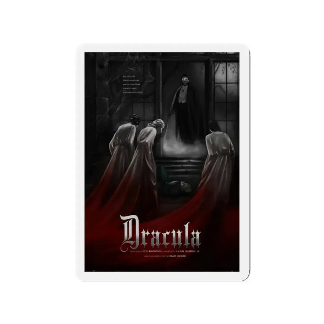 DRACULA (6) 1931 Movie Poster - Refrigerator Magnet 2 Inch - The Sticker Space