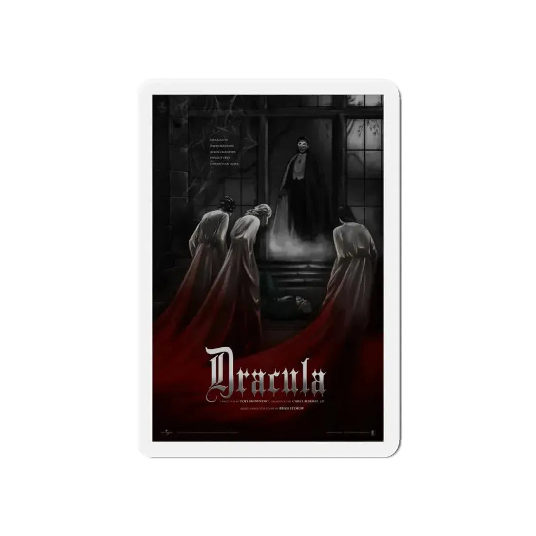 DRACULA (6) 1931 Movie Poster - Refrigerator Magnet 6 Inch - The Sticker Space