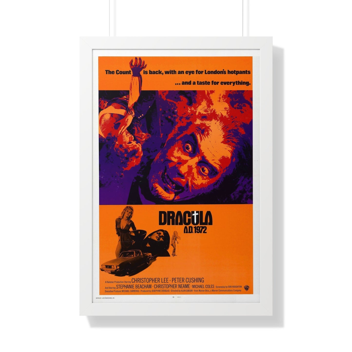 DRACULA A.D. 1972 - Framed Movie Poster-20" x 30"-The Sticker Space