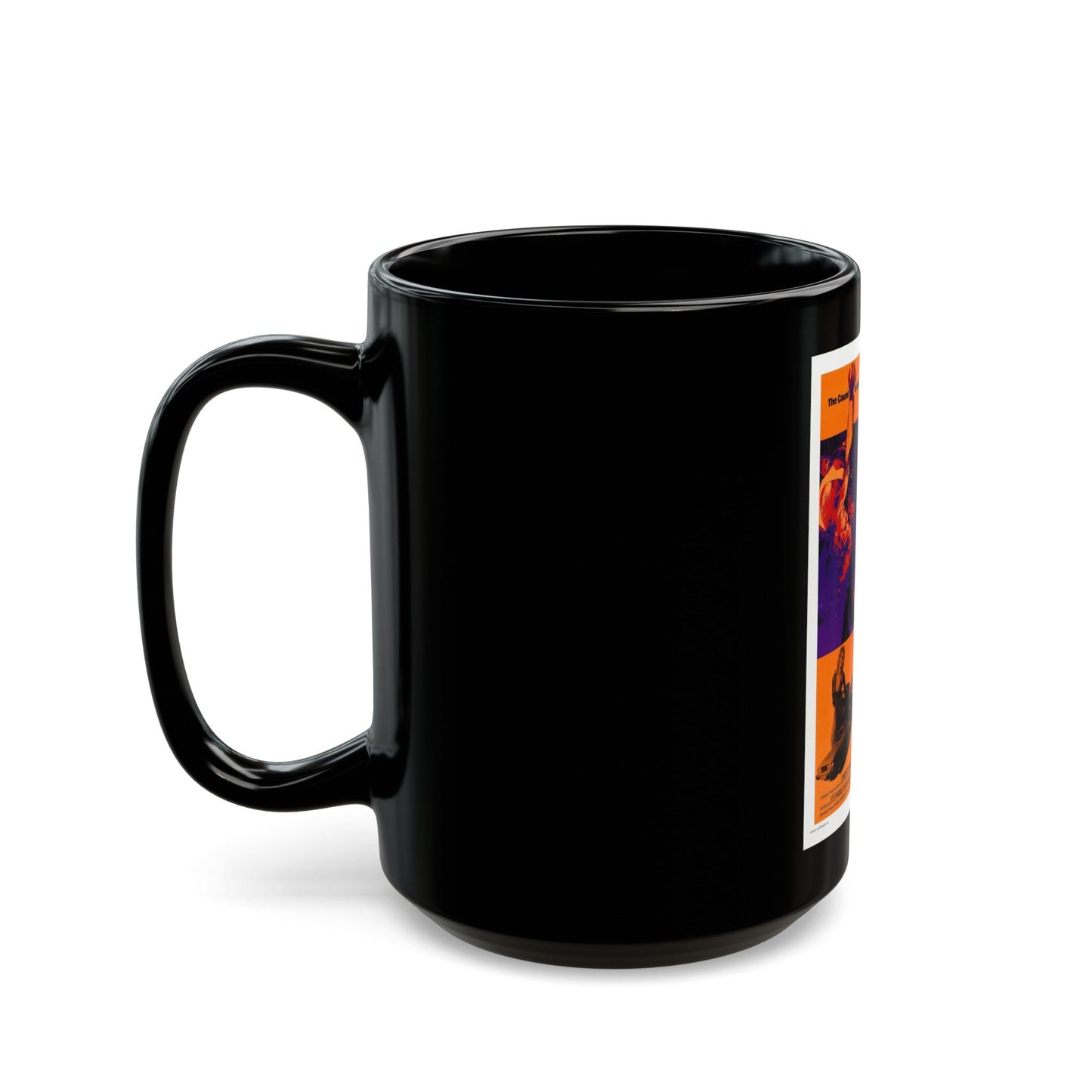 DRACULA A.D. 1972 Movie Poster - Black Coffee Mug-The Sticker Space