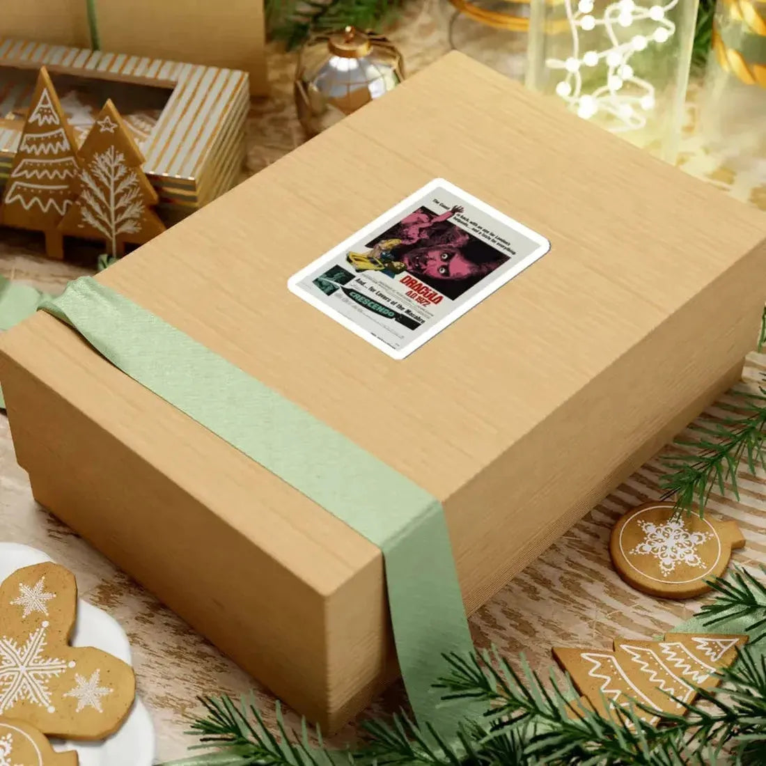 DRACULA A.D. 1972 + CRESCENDO Movie Poster - STICKER Vinyl Kiss-Cut Decal - The Sticker Space