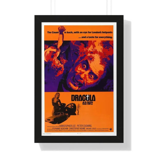 DRACULA A.D. 1972 - Framed Movie Poster 16″ x 24″ Black - The Sticker Space