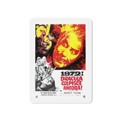 DRACULA A.D. 1972 (ITALIAN) 2 Movie Poster - Refrigerator Magnet 6 Inch - The Sticker Space