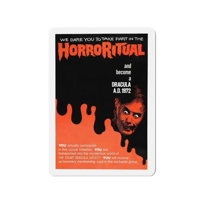 DRACULA A.D. 1972 (TEASER) Movie Poster - Refrigerator Magnet 3 Inch - The Sticker Space