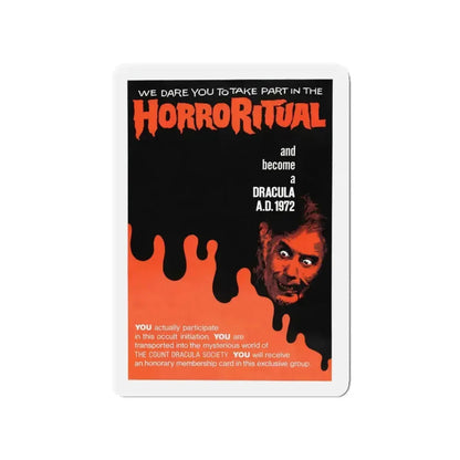 DRACULA A.D. 1972 (TEASER) Movie Poster - Refrigerator Magnet 4 Inch - The Sticker Space