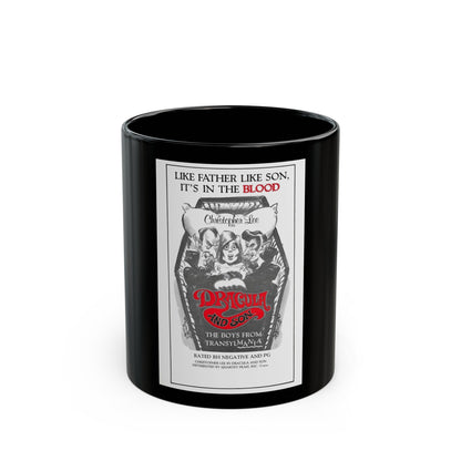 DRACULA AND SON 1976 Movie Poster - Black Coffee Mug-11oz-The Sticker Space