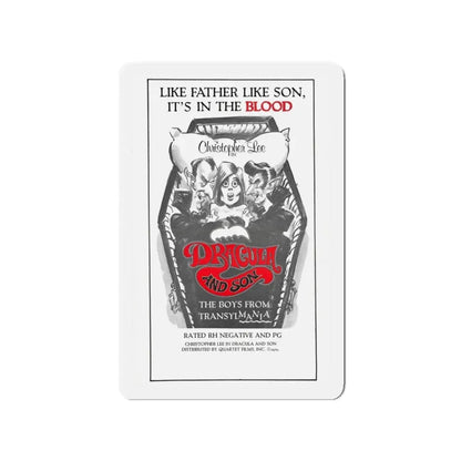 DRACULA AND SON 1976 Movie Poster - Refrigerator Magnet 3 Inch - The Sticker Space