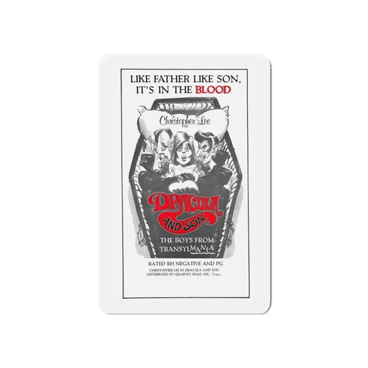DRACULA AND SON 1976 Movie Poster - Refrigerator Magnet 6 Inch - The Sticker Space