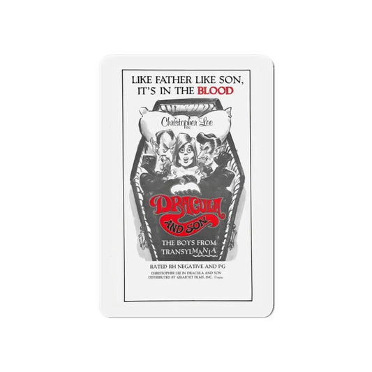 DRACULA AND SON 1976 Movie Poster - Refrigerator Magnet 6 Inch - The Sticker Space