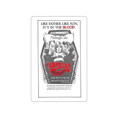 DRACULA AND SON 1976 Movie Poster STICKER Vinyl Die-Cut Decal - The Sticker Space