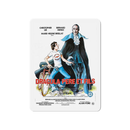 DRACULA AND SON (FRENCH) 1976 Movie Poster - Die-Cut Magnet-5" x 5"-The Sticker Space