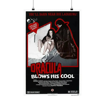 DRACULA BLOWS HIS COOL 1979 - Paper Movie Poster 16″ x 24″ Matte - The Sticker Space