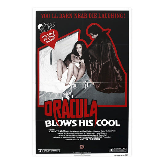 DRACULA BLOWS HIS COOL 1979 - Paper Movie Poster-24″ x 36″ (Vertical)-The Sticker Space