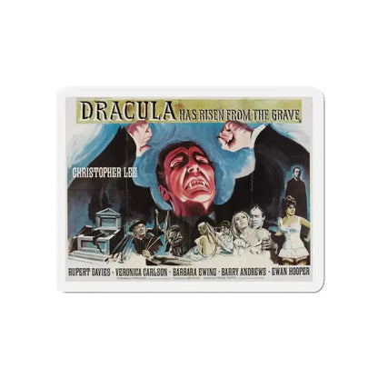 DRACULA HAS RISEN FROM THE GRAVE 1968 Movie Poster - Refrigerator Magnet - The Sticker Space