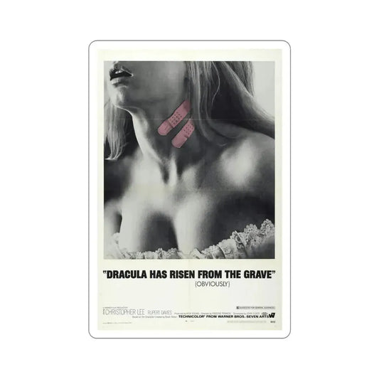 Dracula Has Risen from the Grave 1969 Movie Poster STICKER Vinyl Die-Cut Decal 6 Inch - The Sticker Space