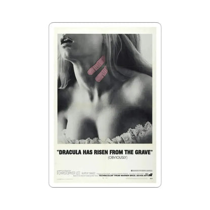 Dracula Has Risen from the Grave 1969 Movie Poster STICKER Vinyl Die-Cut Decal - The Sticker Space