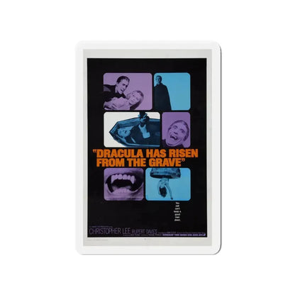 DRACULA HAS RISEN FROM THE GRAVE (2) 1968 Movie Poster - Refrigerator Magnet 4 Inch - The Sticker Space