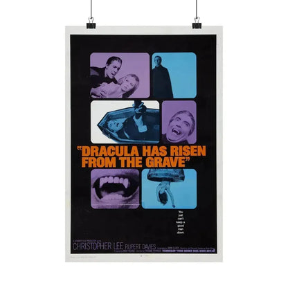 DRACULA HAS RISEN FROM THE GRAVE (2) 1968 - Paper Movie Poster 12″ x 18″ Matte - The Sticker Space