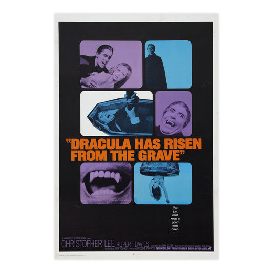 DRACULA HAS RISEN FROM THE GRAVE (2) 1968 - Paper Movie Poster-24″ x 36″ (Vertical)-The Sticker Space