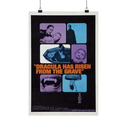DRACULA HAS RISEN FROM THE GRAVE (2) 1968 - Paper Movie Poster - The Sticker Space