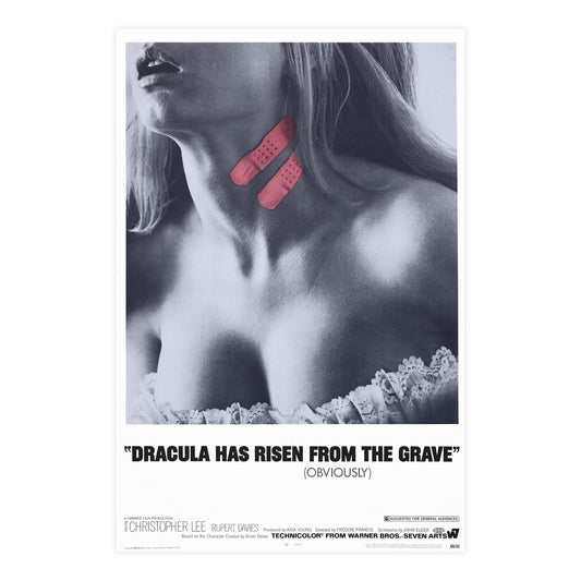 DRACULA HAS RISEN FROM THE GRAVE (TEASER) 1968 - Paper Movie Poster-24″ x 36″ (Vertical)-The Sticker Space