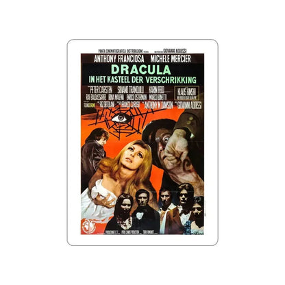 DRACULA IN THE CASTLE OF BLOOD 1969 Movie Poster STICKER Vinyl Die-Cut Decal 4 Inch - The Sticker Space