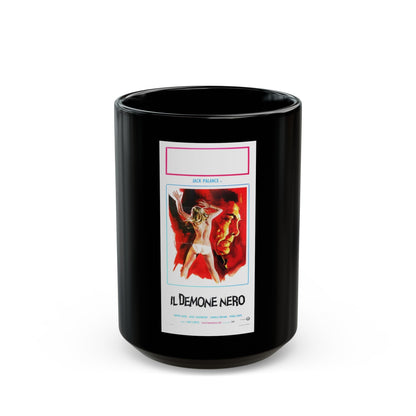 DRACULA (ITALIAN) 1974 Movie Poster - Black Coffee Mug-15oz-The Sticker Space