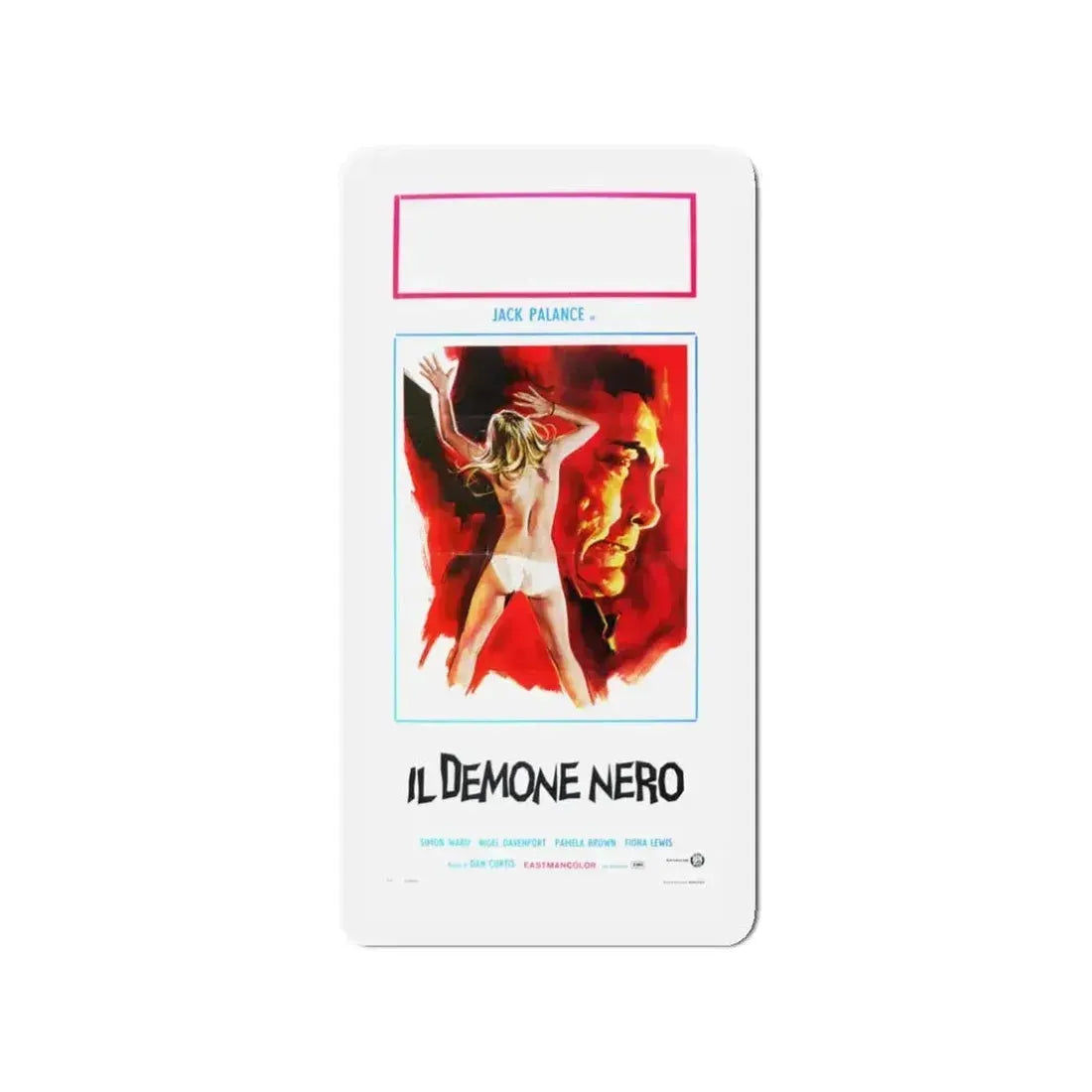 DRACULA (ITALIAN) 1974 Movie Poster - Refrigerator Magnet - The Sticker Space