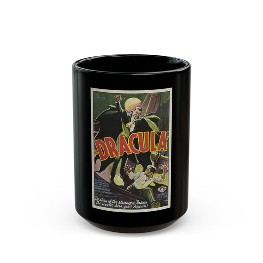 DRACULA Movie Poster - Black Coffee Mug-15oz-The Sticker Space